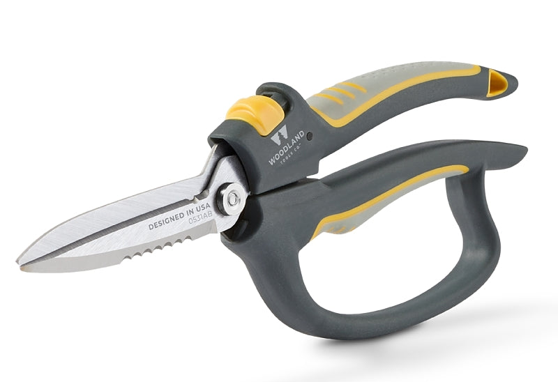 WOODLAND TOOLS CO Woodland Tools Co 01-1003-100 Super Duty Utility Snip, Stainless Steel Blade, Precision Blade, 8.9 in OAL LAWN & GARDEN WOODLAND TOOLS CO