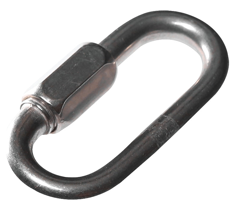 BARON Baron 7350T-3/8 Quick Link, 7/16 in Opening, 3-1/8 in L x 3/8 in THK Dimensions, 1760 lb Working Load, Steel, Zinc HARDWARE & FARM SUPPLIES BARON