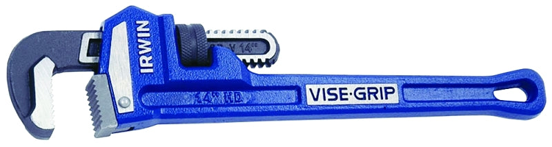 IRWIN Irwin 274102 Pipe Wrench, 2 in Jaw, 14 in L, Iron, I-Beam Handle TOOLS IRWIN