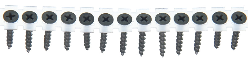 SENCO Senco 06A Series 06A125P Screw, Gray, #6 Thread, 1-1/4 in L, Bugle Head, #2 Drive, Steel, Phosphate, 1000/PK