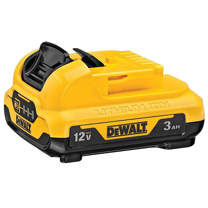 DEWALT DEWALT DCB124 Battery Pack, 12 V Battery, 3 Ah, Includes: (1) DCB124 12V MAX 3 Ah Lithium-Ion Battery