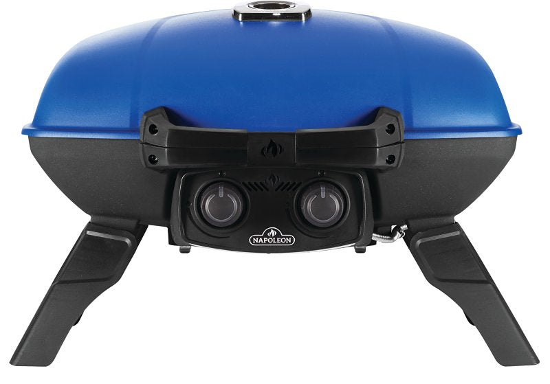 NAPOLEON GRILLS, WOLF S Napoleon TRAVELQ 285 Series TQ285-BL-1 Portable Gas Grill, 12,000 Btu, Liquid Propane, 2-Burner, Aluminum Body OUTDOOR LIVING & POWER EQUIPMENT NAPOLEON GRILLS, WOLF S