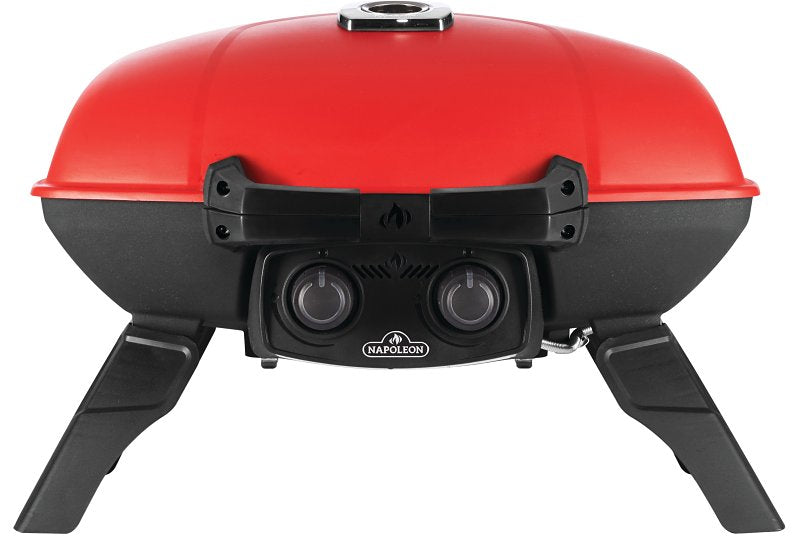 NAPOLEON GRILLS, WOLF S Napoleon TravelQ Series TQ285-RD-1-A Gas Grill with Griddle, 12,000 Btu, Liquid Propane, 2-Burner, Aluminum Body OUTDOOR LIVING & POWER EQUIPMENT NAPOLEON GRILLS, WOLF S