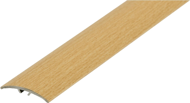 M-D M-D 46244 Multi-Floor Transition, 72 in L, 1-1/2 in W, Aluminum, Beech