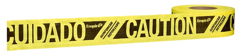EMPIRE Empire 76-0600 Barricade Tape, 500 ft L, 3 in W, Yellow