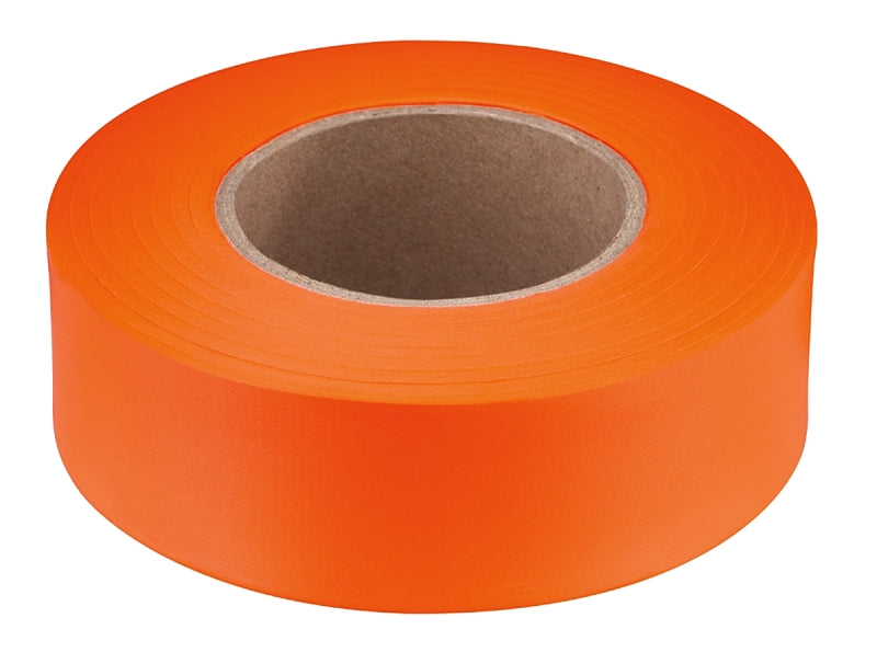 EMPIRE Empire 77-002 Flagging Tape, 200 ft L, 1 in W, Orange, Plastic TOOLS EMPIRE