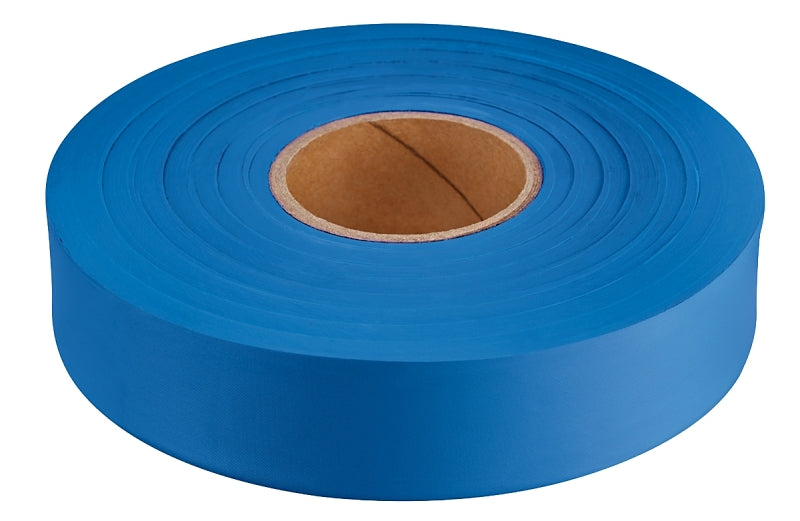 EMPIRE Empire 77-065 Flagging Tape, 600 ft L, 1 in W, Blue, Plastic TOOLS EMPIRE