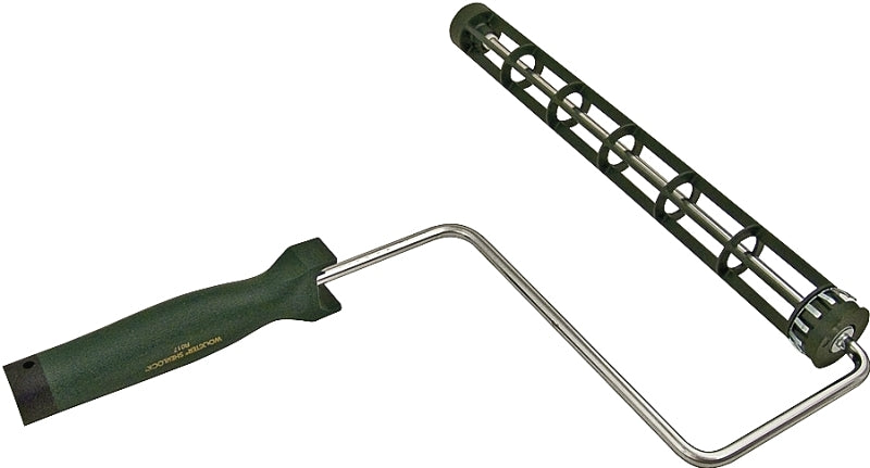 WOOSTER BRUSH Wooster R017-14 Roller Frame, 14 in L Roller, Polypropylene Handle, Threaded Handle, Green Handle