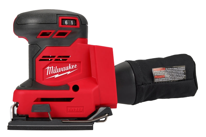 MILWAUKEE Milwaukee 2649-20 Orbital Sheet Sander, Tool Only, 18 V, 4-1/2 x 5-1/2 in Pad/Disc, 11,000 to 13,000 opm Load Speed TOOLS MILWAUKEE