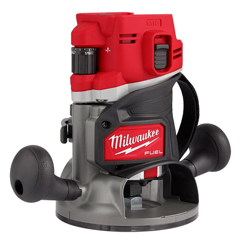 MILWAUKEE Milwaukee 2838-20 Router, Tool Only, 18 V, 1/4, 1/2 in Collet, 12,000 to 25,000 rpm Load