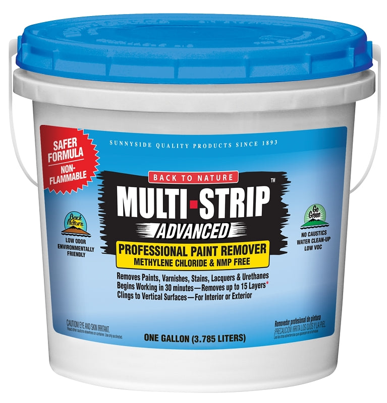 SUNNYSIDE Sunnyside 657G1 Paint/Varnish Remover, Creamy Gel, Mild, 1 gal