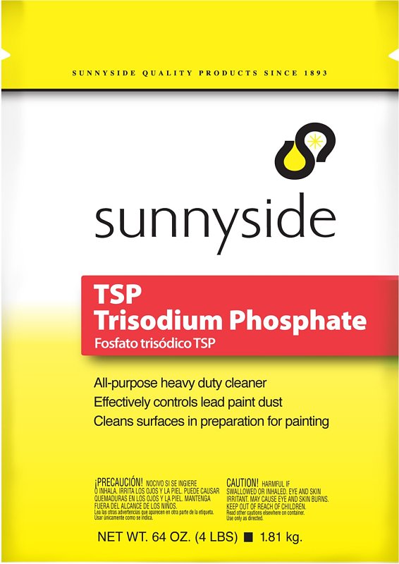 SUNNYSIDE Sunnyside 64264 Trisodium Phosphate, Powder Mix, Mild, 64 oz