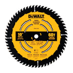 DEWALT DEWALT DWA11060 Finish Saw Blade, 10 in Dia, 5/8 in Arbor, 60 -Teeth TOOLS DEWALT