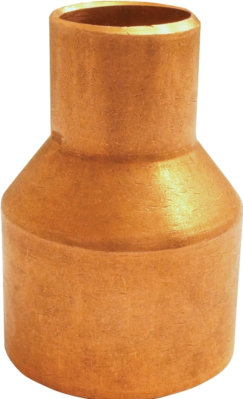 NIBCO INC. Elkhart Products 101R Series 30734 Reducing Pipe Coupling with Stop, 1 x 3/4 in, Sweat