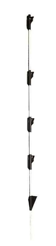 GALLAGHER POWER FENCE, Gallagher A648 Step-In Post with Clips, 48 in OAH, Fiberglass HARDWARE & FARM SUPPLIES GALLAGHER POWER FENCE,