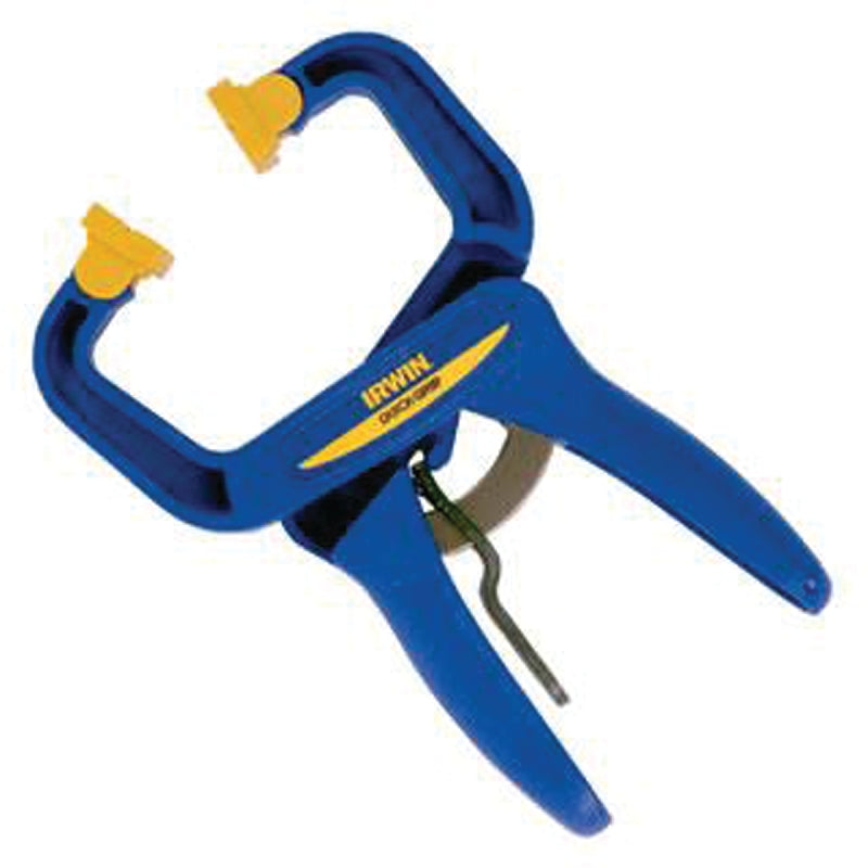 IRWIN Irwin 59100CD Handi-Clamp, 75 lb Clamping, 1-1/2 in Max Opening Size, 1-1/2 in D Throat, Resin Body