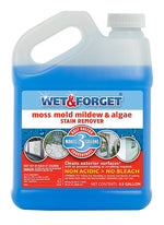 WET & FORGET Wet & Forget 800003 Stain Remover, 0.5 gal, Slight Almond, Blue