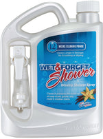 WET & FORGET Wet & Forget 801064 Shower Cleaner, 64 oz, Bottle, Liquid, Soft Vanilla, Pale Yellow
