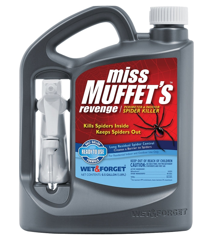 MISS MUFFETS REVENGE Miss Muffet's Revenge 803064 Spider Control, Liquid, Spray Application, 64 oz
