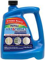 WET & FORGET Wet & Forget 805048RF Outdoor Hose End Refill, 48 oz, Liquid, Characteristic, Clear Yellow