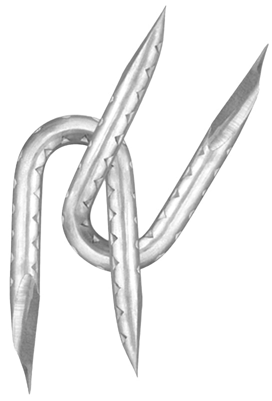 RANGEMASTER Rangemaster 7467 Fence Staple, Galvanized, 1-1/2 in L, 9 ga