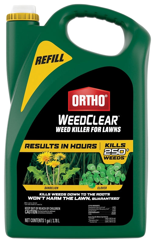 ORTHO Ortho WeedClear 0204610 RTU Lawn Weed Killer, Liquid, Spray Application, 1 gal Bottle