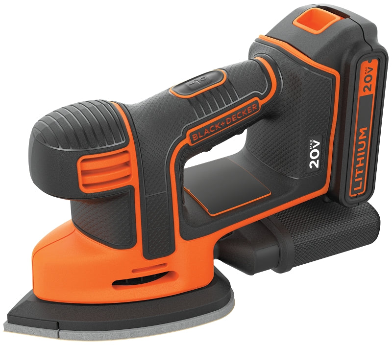 BLACK & DECKER Black+Decker MOUSE BDCMS20C Sander, 20 V, 1.5 Ah TOOLS BLACK & DECKER