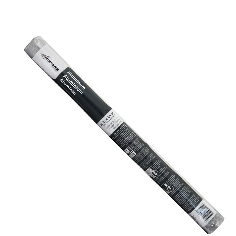 ADFORS Adfors 10117 Screen Wire, 7 ft L, 24 in W, Aluminum, Bright