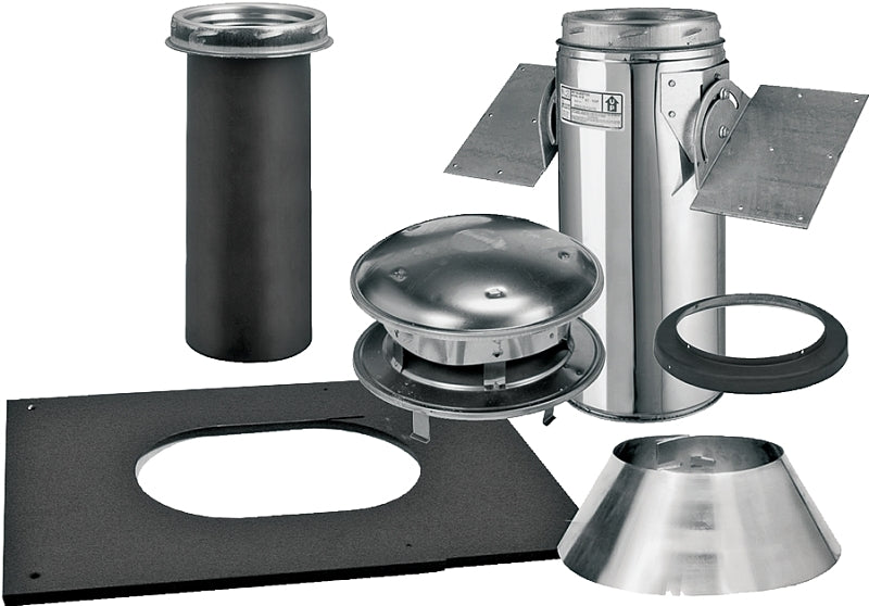 SELKIRK Selkirk 206621 Ceiling Support Kit, Pitched, Stainless Steel, For: Model SSII PLUMBING, HEATING & VENTILATION SELKIRK
