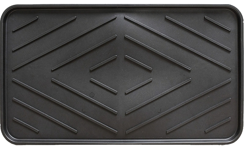 MULTY INDUSTRIES Multy Home MT1000010 Boot Tray, Polypropylene, Black, 14 in L, 25 in W