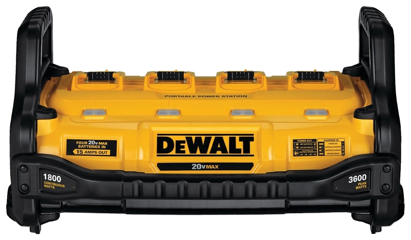DEWALT DEWALT DCB1800B Power Station and Simultaneous Battery Charge, 120 V Input, 4 Ah, 2 hr Charge, Battery Included: No