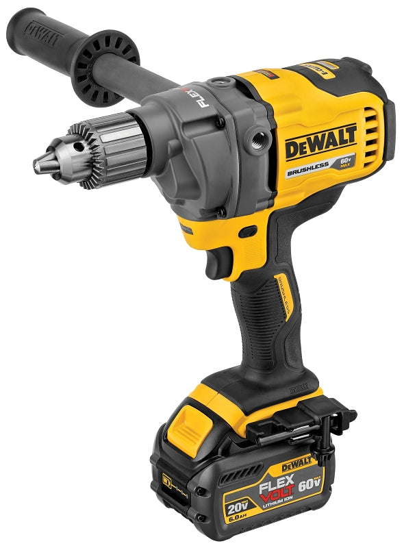 DEWALT DEWALT DCD130T1 Mixer Drill Tool, Battery Included, 60 V, 6 Ah, 1/2 in Chuck, Keyed Chuck TOOLS DEWALT