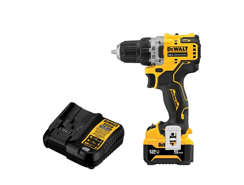 DEWALT DRL/DRVR KIT BRSHLS 12V 3/8IN