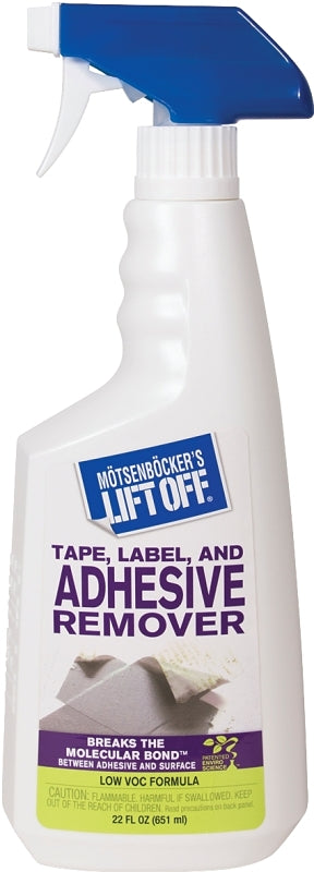 MOTSENBOCKER'S LIFT OFF Motsenbocker's Lift Off 407-01 Adhesive Remover, Liquid, Pungent, Clear, 22 oz Bottle CLEANING & JANITORIAL SUPPLIES MOTSENBOCKER'S LIFT OFF