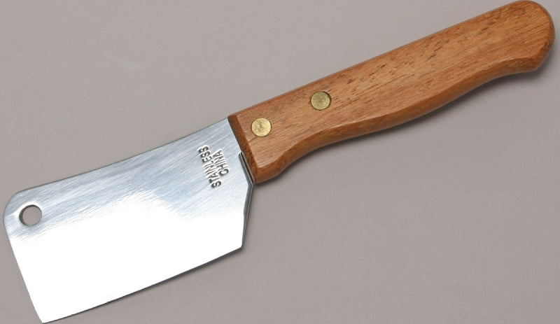 CHEF CRAFT Chef Craft 20865 Chop Knife, Stainless Steel Blade, Wood Handle