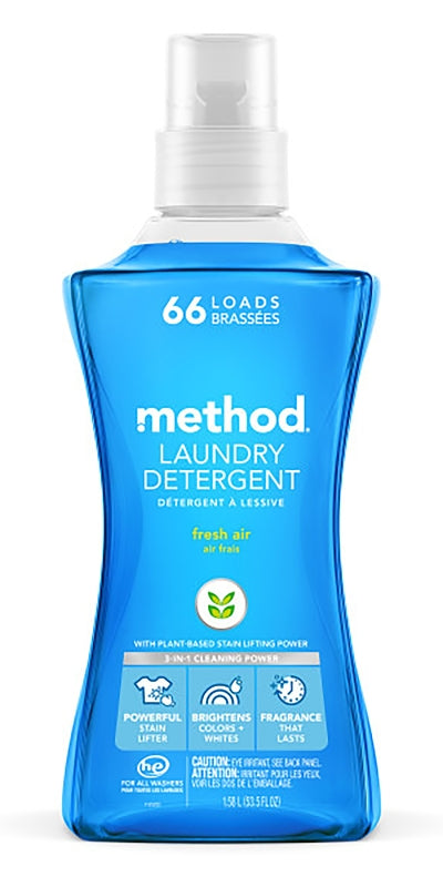 METHOD method 1127 Laundry Detergent, 53.5 oz Bottle, Liquid, Pleasant