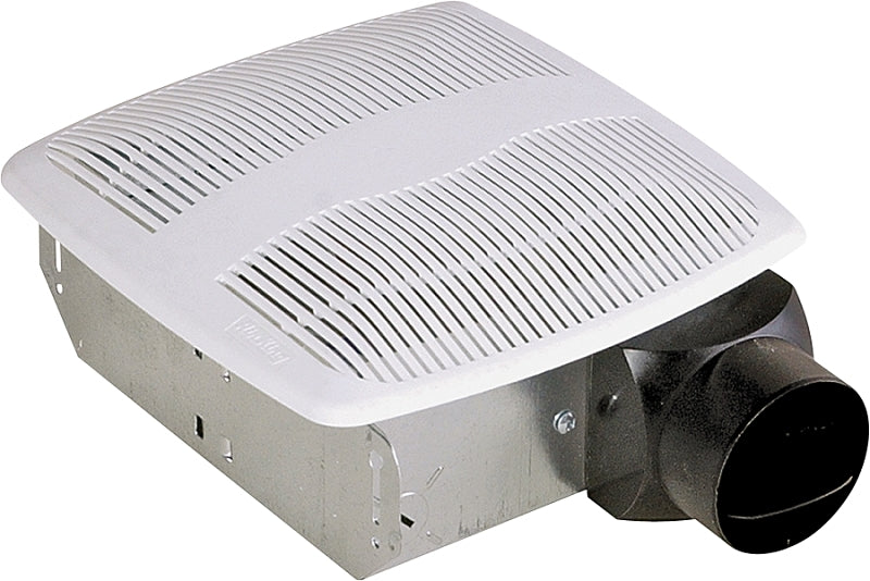 AIR KING Air King AS50 Exhaust Fan, 7-1/4 in L, 7-1/4 in W, 0.9 A, 120 V, 1-Speed, 50 cfm Air, Metal, White PLUMBING, HEATING & VENTILATION AIR KING
