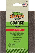 GATOR Gator 4641 Sanding Pad, 5-1/2 in L, 4-1/2 in W, 60 Grit, Coarse, Aluminum Oxide Abrasive PAINT GATOR