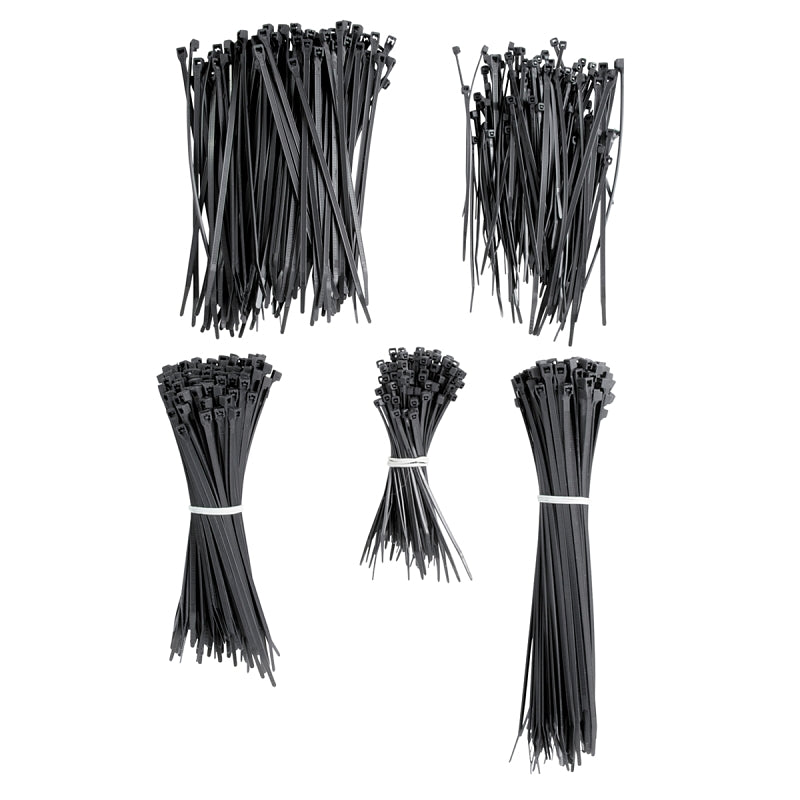 GB Gardner Bender 71111 Cable Tie, Nylon, Black, 8 in L, 500/PK ELECTRICAL GB