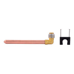 SHARKBITE SharkBite Max Series UR351A Stub-Out Elbow with 6 in Copper Tube, 1/2 in, 90 deg Angle, Brass, 250 psi Pressure PLUMBING, HEATING & VENTILATION SHARKBITE