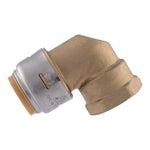 SHARKBITE SharkBite UR314A Adapter Elbow, 3/4 in, 90 deg Angle, Brass, 200 psi Pressure PLUMBING, HEATING & VENTILATION SHARKBITE