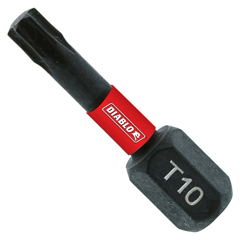 DIABLO Diablo DT101P2 Screwdriver Insert Bit, #10 Drive, Torx Drive, 1 in L TOOLS DIABLO