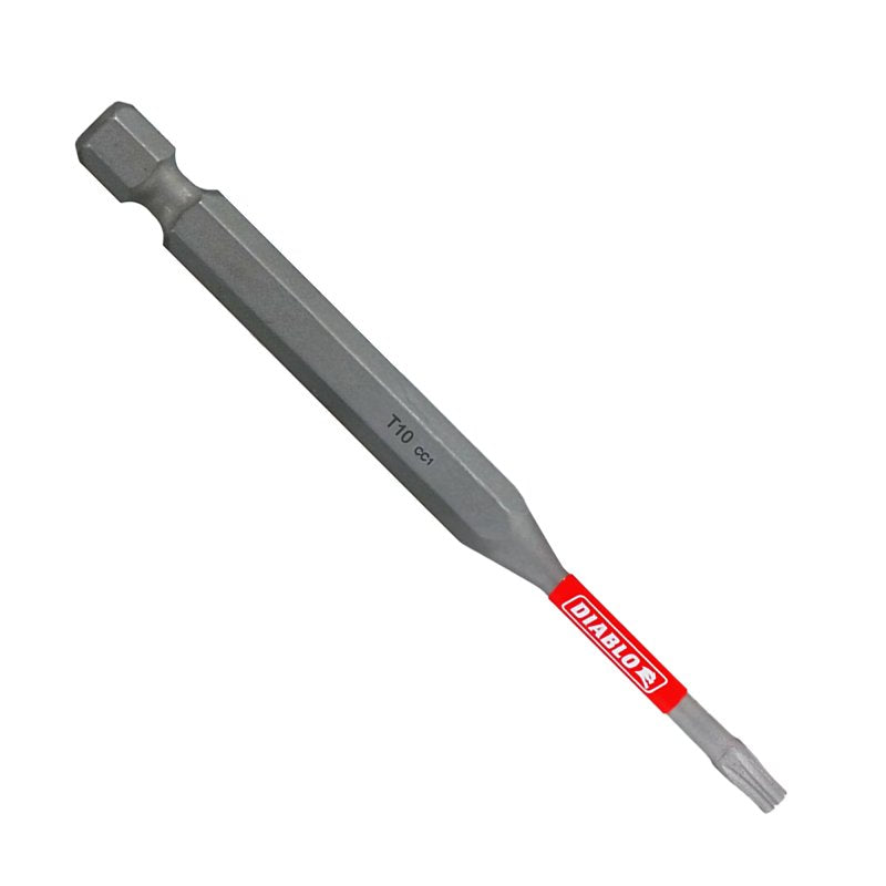 DIABLO Diablo DT1035P1 Drive Bit, #10 Drive, Torx Drive, 1/4 in Shank, Hex Shank, 3-1/2 in L HARDWARE & FARM SUPPLIES DIABLO