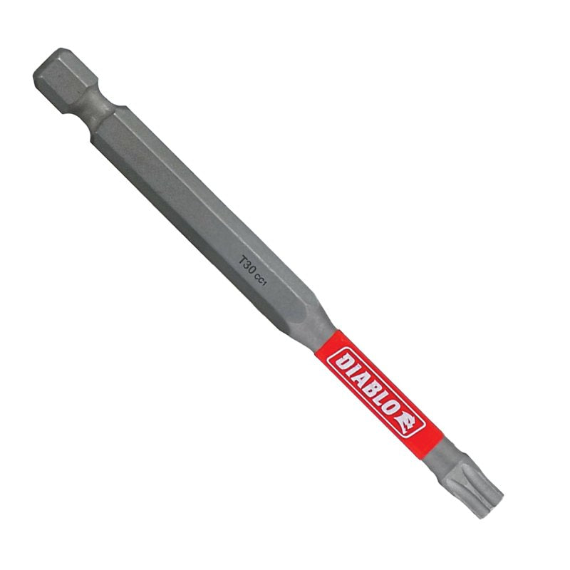 DIABLO Diablo DT3035P1 Drive Bit, #30 Drive, Torx Drive, 1/4 in Shank, Hex Shank, 3-1/2 in L HARDWARE & FARM SUPPLIES DIABLO
