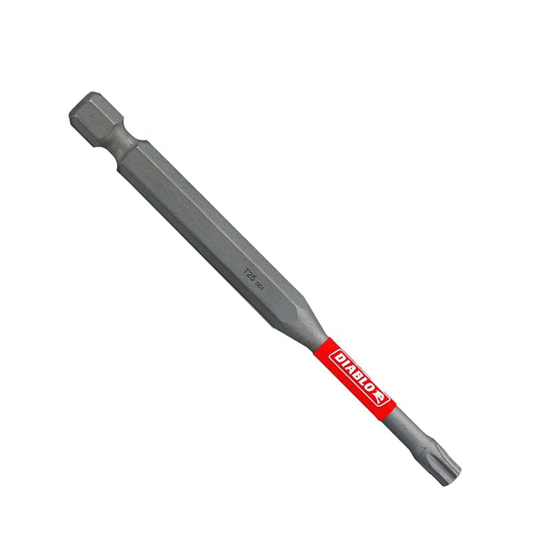 DIABLO Diablo DT2535P2 Drive Bit, #25 Drive, Torx Drive, 1/4 in Shank, Hex Shank, 3-1/2 in L HARDWARE & FARM SUPPLIES DIABLO