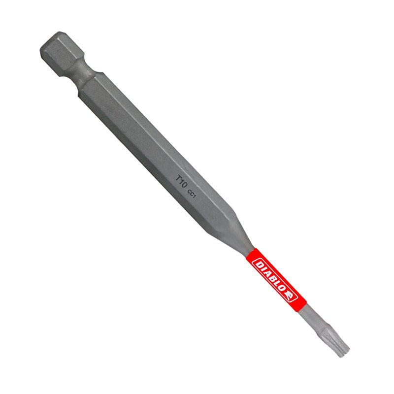 DIABLO Diablo DT1035P2 Drive Bit, #10 Drive, Torx Drive, 1/4 in Shank, Hex Shank, 3-1/2 in L HARDWARE & FARM SUPPLIES DIABLO
