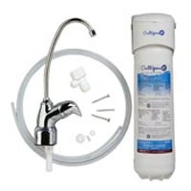 CULLIGAN SALES Culligan US-EZ-4 Under Sink Filter System, 500 gal, 0.5 gpm