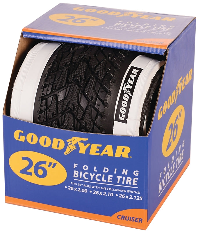 KENT Kent 91061 Cruiser Tire, Folding, White, For: 26 x 2 to 2.10 to 2-1/8 in Rim APPLIANCES & ELECTRONICS KENT