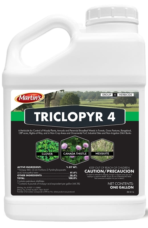 MARTIN'S Martin's 82004295 Pasture Herbicide, Liquid, Amber, 1 gal LAWN & GARDEN MARTIN'S