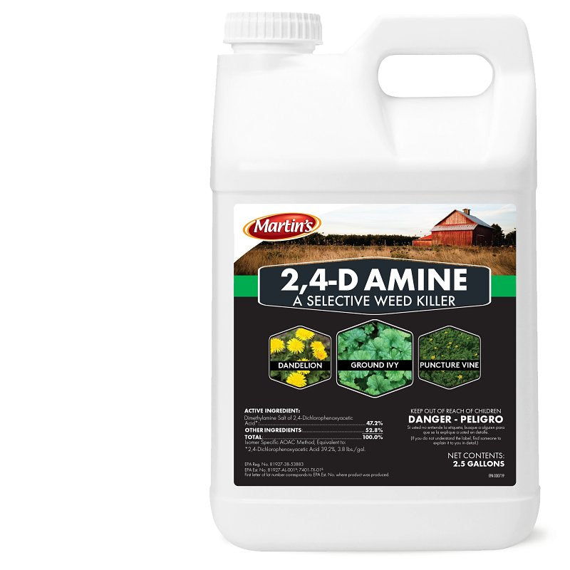 MARTIN'S Martin's 82210010 Weed Killer, Liquid, 2.5 gal